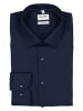 OLYMP Blouse "Level 5" - body fit - donkerblauw