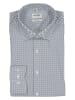 OLYMP Blouse "Level 5" - body fit - blauw/wit