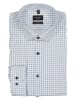 OLYMP Blouse "No 6" - super slim - wit/blauw