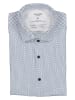 OLYMP Blouse "No 6" - super slim - lichtblauw/wit/donkerblauw