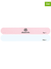 alessandro 2er-Set: Polierfeile in Rosa/ Hellblau