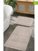 Colourful Cotton 2-delige set: badmatten "Kareli" beige