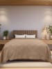 Colourful Cotton Bedsprei "Russel" beige
