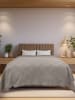 Colourful Cotton Bedsprei "Russel" grijs