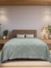 Colourful Cotton Bedsprei "Russel" groen