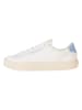 Tommy Hilfiger Shoes Leder-Sneakers in Creme/ Hellblau