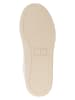 Tommy Hilfiger Shoes Leder-Sneakers in Creme/ Hellblau