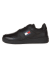 Tommy Hilfiger Shoes Leder-Sneakers in Schwarz