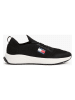 Tommy Hilfiger Shoes Leder-Sneakers in Schwarz