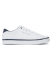 Tommy Hilfiger Leder-Sneakers in Weiß