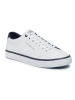 Tommy Hilfiger Leder-Sneakers in Weiß
