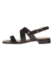 Tommy Hilfiger Shoes Leder-Sandalen in Schwarz
