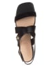 Tommy Hilfiger Shoes Leder-Sandalen in Schwarz