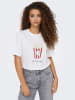 ONLY Shirt in Weiß