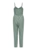 ONLY Jumpsuit in Grün/ Weiß