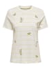 ONLY Shirt wit/geel