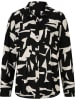 Heine Hemd in Schwarz/ Creme
