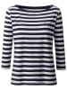 Heine Longsleeve donkerblauw/wit