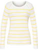 Heine Pullover in Weiß/ Gelb