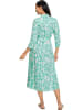 Heine Jurk wit/turquoise