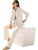 Heine Broek wit/lila