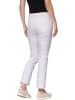 Heine Chinobroek wit/paars