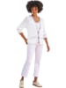 Heine Chinobroek wit/paars