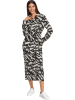 Heine Kleid in Grau/ Schwarz