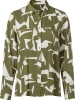 Heine Blouse olijfgroen/wit