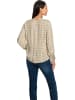 Heine Bluse in Beige/ Hellblau