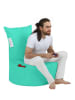 FLORIANE GARDEN Zitzak turquoise - (B)70 x (H)95 x (D)40 cm