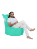 FLORIANE GARDEN Zitzak turquoise - (B)70 x (H)95 x (D)40 cm
