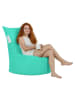 FLORIANE GARDEN Zitzak turquoise - (B)70 x (H)95 x (D)40 cm