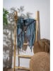 FLORIANE GARDEN Fouta turquoise/rood