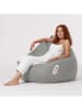 FLORIANE GARDEN Zitzak grijs - (B)115 x (H)130 x (D)39 cm