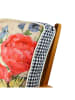 FLORIANE GARDEN Stoelkussen beige/rood/blauw