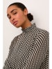 Kaffe Blouse "Amber" zwart/beige