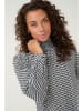 Kaffe Blouse "Amber" zwart/wit