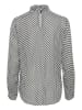Kaffe Blouse "Amber" zwart/wit