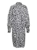 Kaffe Kleid "Roxy" in Weiß/ Schwarz