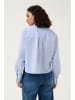 Kaffe Blouse "Sofie" lichtblauw/wit