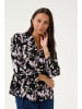 Kaffe Blouse "Lura" zwart/lichtroze