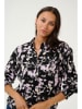 Kaffe Bluse "Lura" in Schwarz/ Rosa