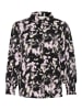 Kaffe Blouse "Lura" zwart/lichtroze