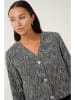 Kaffe Blazer "Minella" in Schwarz/ Weiß