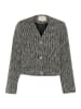 Kaffe Blazer "Minella" in Schwarz/ Weiß