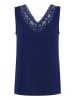 Cream Top "Trulla" in Blau