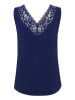 Cream Top "Trulla" in Blau
