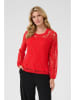 Cream Blouse "Kit" rood