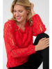 Cream Blouse "Kit" rood